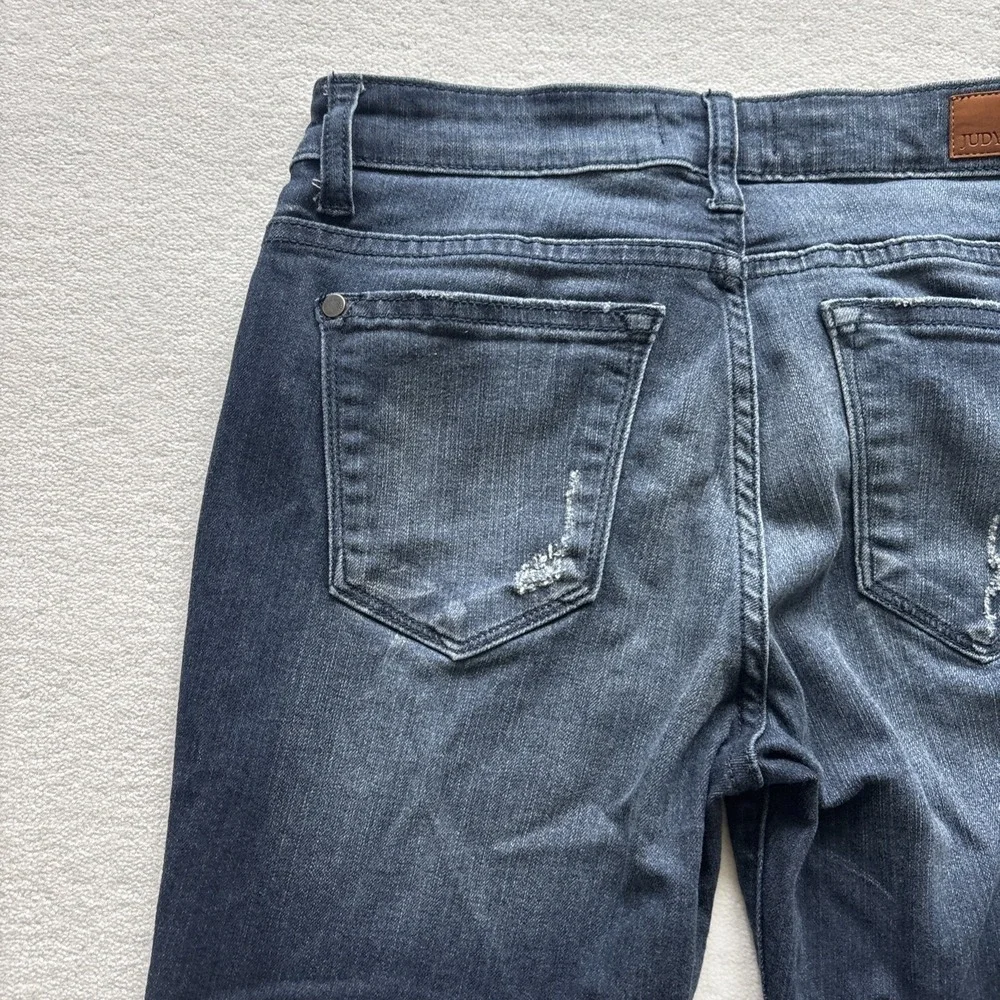 Judy‎ Blue Skinny Fit Jeans Womens 7/28 Dark Wash Stretch Denim JB8248SSDK